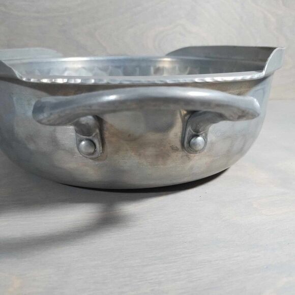 Vintage EVERLAST Forged Aluminum 2 Covered Casserole Dish vintage flower‎ - Picture 7 of 16